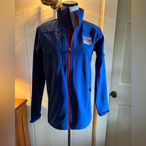 New New York Rangers Fleece Lined Full Zip Jacket- Authentic